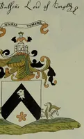 An illustration from Fac simile of an ancient heraldic manuscipt : emblazoned by Sir David Lyndsay of the Mount. Lyon king of armes 1542 (1878)