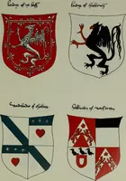 An illustration from Fac simile of an ancient heraldic manuscipt : emblazoned by Sir David Lyndsay of the Mount. Lyon king of armes 1542 (1878)