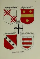 An illustration from Fac simile of an ancient heraldic manuscipt : emblazoned by Sir David Lyndsay of the Mount. Lyon king of armes 1542 (1878)