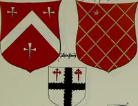 An illustration from Fac simile of an ancient heraldic manuscipt : emblazoned by Sir David Lyndsay of the Mount. Lyon king of armes 1542 (1878)
