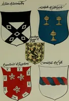 An illustration from Fac simile of an ancient heraldic manuscipt : emblazoned by Sir David Lyndsay of the Mount. Lyon king of armes 1542 (1878)