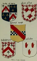An illustration from Fac simile of an ancient heraldic manuscipt : emblazoned by Sir David Lyndsay of the Mount. Lyon king of armes 1542 (1878)