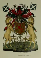 An illustration from Fac simile of an ancient heraldic manuscipt : emblazoned by Sir David Lyndsay of the Mount. Lyon king of armes 1542 (1878)