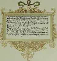 An illustration from Fac simile of an ancient heraldic manuscipt : emblazoned by Sir David Lyndsay of the Mount. Lyon king of armes 1542 (1878)