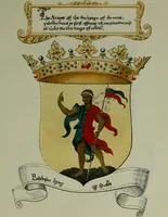 Picture 4 of 165 from Fac simile of an ancient heraldic manuscipt : emblazoned by Sir David Lyndsay of the Mount. Lyon king of armes 1542 (1878), leaf 35