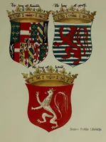Picture 16 of 165 from Fac simile of an ancient heraldic manuscipt : emblazoned by Sir David Lyndsay of the Mount. Lyon king of armes 1542 (1878), leaf 59