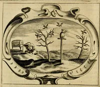 An illustration from Faems Weer-galm der Neder-duytsche poësie (1670)