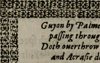 An illustration from The faerie queene : Disposed into twelue bookes, fashioning XII. morall vertues (1596)