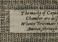 An illustration from The faerie queene : Disposed into twelue bookes, fashioning XII. morall vertues (1596)