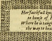 An illustration from The Faerie Qveene : Disposed into twelue bookes, Fashioning XII. Morall vertues (1596)