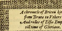 An illustration from The Faerie Qveene : Disposed into twelue bookes, Fashioning XII. Morall vertues (1596)