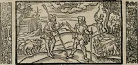 An illustration from The faerie qveen : The shepheards calendar : together with the other works of England's arch-poët (1611)