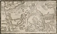 An illustration from The faerie qveen : The shepheards calendar : together with the other works of England's arch-poët (1611)