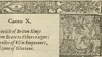 An illustration from The faerie qveen : The shepheards calendar : together with the other works of England's arch-poët (1611)