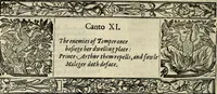 An illustration from The faerie qveen : The shepheards calendar : together with the other works of England's arch-poët (1611)