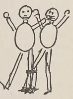 An illustration from Fagots for the fireside : one hundred and fifty games and amusements for evenings at home and social parties (1894)