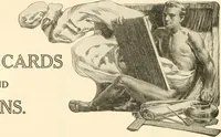 An illustration from Fairchild's rapid letterer and show-card maker, commercial alphabet construction with brush or pen (1910)