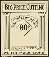 An illustration from Fairchild's rapid letterer and show-card maker, commercial alphabet construction with brush or pen (1910)