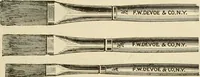 An illustration from Fairchild's rapid letterer and show-card maker, commercial alphabet construction with brush or pen (1910)