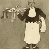 An illustration from Fairchild's rapid letterer and show-card maker, commercial alphabet construction with brush or pen (1910)