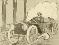 An illustration from Fairchild's rapid letterer and show-card maker, commercial alphabet construction with brush or pen (1910)