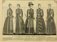 An illustration from Fall and Winter, 1890-91 Fashion Catalogue / H. O'Neill and Co. (1890)