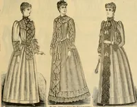 An illustration from Fall and Winter, 1890-91 Fashion Catalogue / H. O'Neill and Co. (1890)