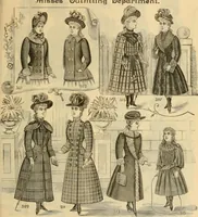 An illustration from Fall and Winter, 1890-91 Fashion Catalogue / H. O'Neill and Co. (1890)