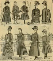 An illustration from Fall and Winter, 1890-91 Fashion Catalogue / H. O'Neill and Co. (1890)