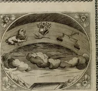 An illustration from Fama postuma, de virtutibus heroicis : quibus serenissima princeps ac domina D. Maria Archidux Austriae, Rheni Palatina vtriusque Bauariae Dux, et serenissimi quondam principis ac domini D. Caroli Archducis Austriae, Burgundiae, Styriae, Carinthiae, Carniolae Ducis Coniux, postea vidua augustam memoriae semper foelicis immortalitatem viuens moriens meruit (1609)