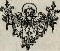 An illustration from Fama prognostica : ad cunas serenissimi principis Maximiliani Emmanuelis ... domini Ferdinandi Mariæ ... et serenissimæ principis ac D. dominæ Henrietæ Adeleidis ... filii (1662)