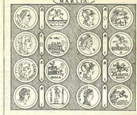 Picture 46 of 80 from Familiae Romanae in antiquis numismatibus : ab vrbe condita, ad tempora diui Augusti (1663), leaf 210