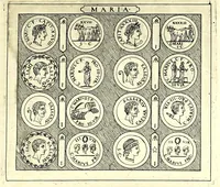 Picture 47 of 80 from Familiae Romanae in antiquis numismatibus : ab vrbe condita, ad tempora diui Augusti (1663), leaf 215
