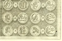 An illustration from Familiae romanae qvae reperivntvr in antiqvis nvmismatibvs ab vrbe condita ad tempora divi Avgusti : ex bibliotheca Fvlvi Vrsini : adivnctis familiis xxx ex libro Antoni Avgvstini ep. illerdensis (1577)