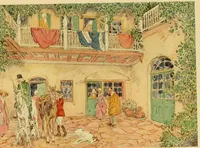 An illustration from Famous colonial houses (1921)