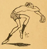An illustration from Famous fights at the stadium (1914)