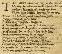 An illustration from The Fancies, Chast and Noble (1638)