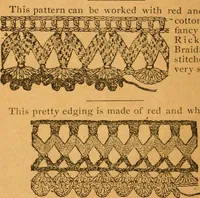Picture 19 of 19 from Fancy braid and crochet book (1885), leaf 18