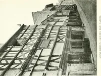 An illustration from Farm houses, manor houses, minor chateaux and small churches : from the eleventh to the sixteenth centuries, in Normandy, Brittany and other parts of France (1917)
