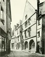 An illustration from Farm houses, manor houses, minor chateaux and small churches : from the eleventh to the sixteenth centuries, in Normandy, Brittany and other parts of France (1917)