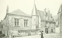 An illustration from Farm houses, manor houses, minor chateaux and small churches : from the eleventh to the sixteenth centuries, in Normandy, Brittany and other parts of France (1917)