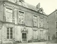 An illustration from Farm houses, manor houses, minor chateaux and small churches : from the eleventh to the sixteenth centuries, in Normandy, Brittany and other parts of France (1917)