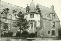 An illustration from Farm houses, manor houses, minor chateaux and small churches : from the eleventh to the sixteenth centuries, in Normandy, Brittany and other parts of France (1917)