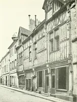 An illustration from Farm houses, manor houses, minor chateaux and small churches : from the eleventh to the sixteenth centuries, in Normandy, Brittany and other parts of France (1917)