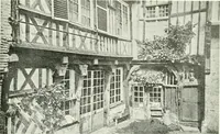 An illustration from Farm houses, manor houses, minor chateaux and small churches : from the eleventh to the sixteenth centuries, in Normandy, Brittany and other parts of France (1917)