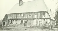 An illustration from Farm houses, manor houses, minor chateaux and small churches : from the eleventh to the sixteenth centuries, in Normandy, Brittany and other parts of France (1917)