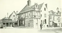 An illustration from Farm houses, manor houses, minor chateaux and small churches : from the eleventh to the sixteenth centuries, in Normandy, Brittany and other parts of France (1917)