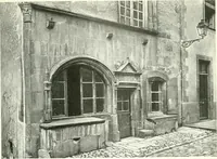 An illustration from Farm houses, manor houses, minor chateaux and small churches : from the eleventh to the sixteenth centuries, in Normandy, Brittany and other parts of France (1917)