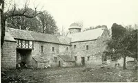 An illustration from Farm houses, manor houses, minor chateaux and small churches : from the eleventh to the sixteenth centuries, in Normandy, Brittany and other parts of France (1917)