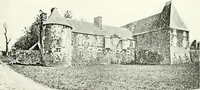 An illustration from Farm houses, manor houses, minor chateaux and small churches : from the eleventh to the sixteenth centuries, in Normandy, Brittany and other parts of France (1917)